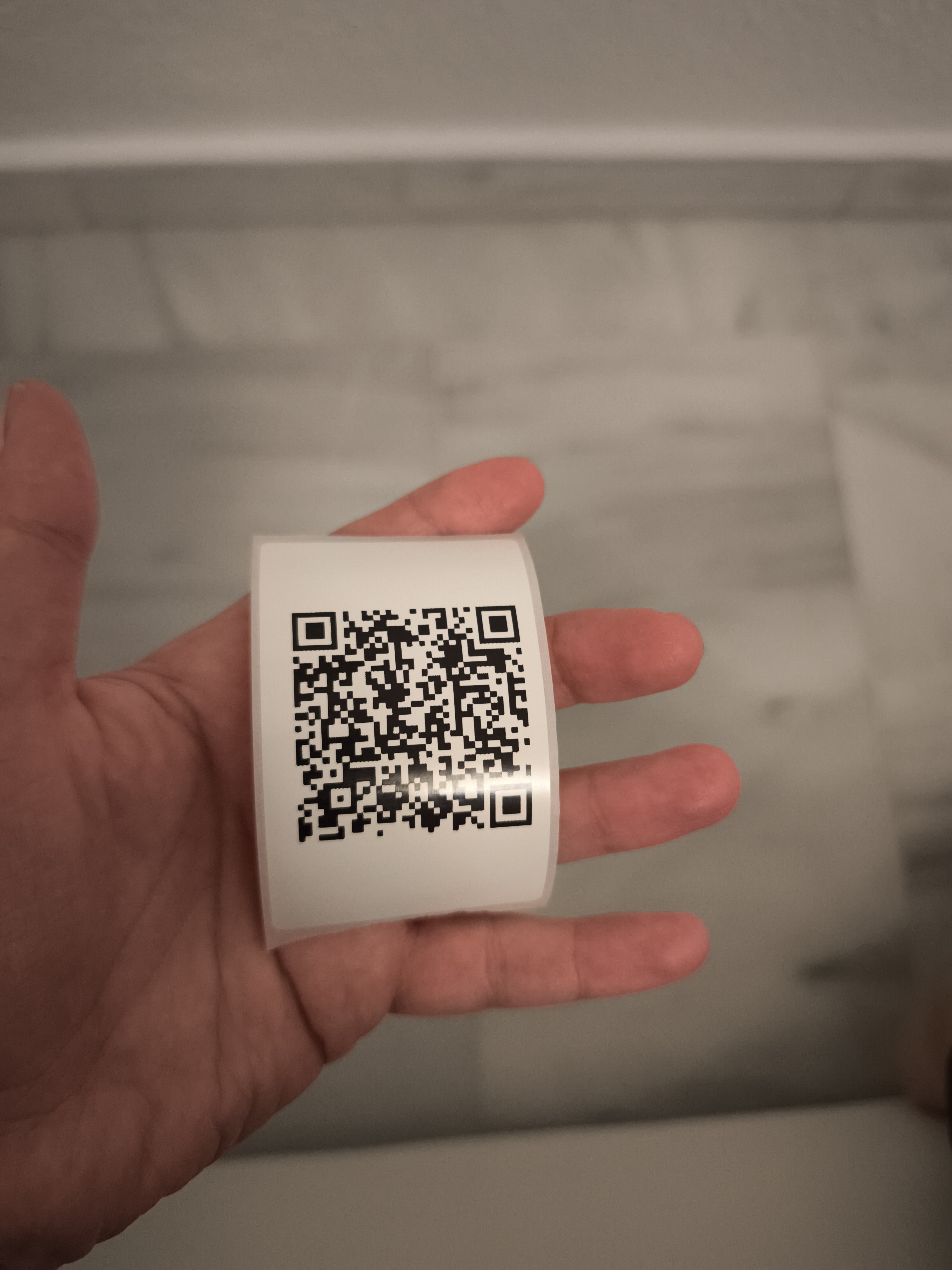 Prueba inicial de impresión de códigos QR